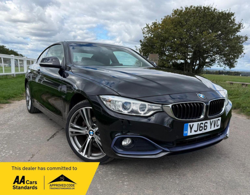 2016 BMW 4 Series 2.0 420i Sport Auto Xdrive Euro 6 (s/s) 2dr in Black — image 1