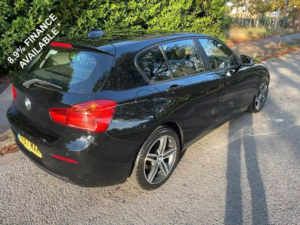 2017 BMW 1 Series 2.0 118d Sport Hatchback 5dr Diesel Manual Euro 6 (s/s) (150 Ps) in Black — image 2