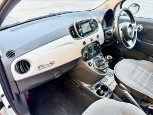 2016 Fiat 500c 1.2 Eco Lounge Euro 6 (s/s) 2dr in White — image 5