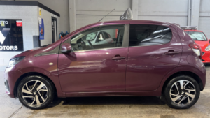 2015 Peugeot 108 1.2 Vti Puretech Allure Purple 5dr Low Tax+belt Done+cruise in Purple — image 2