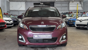 2015 Peugeot 108 1.2 Vti Puretech Allure Purple 5dr Low Tax+belt Done+cruise in Purple — image 3