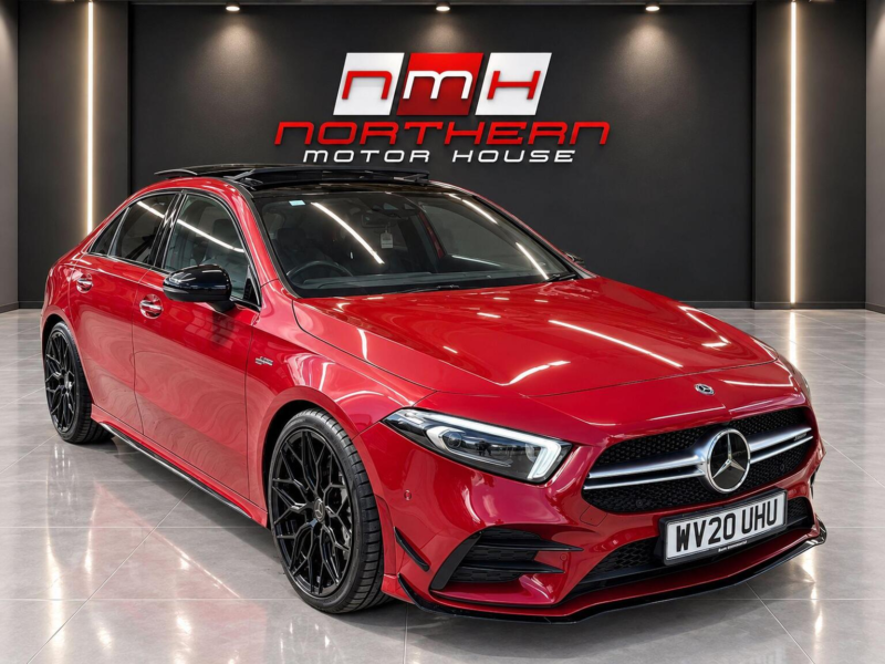 2020 Mercedes-Benz A Class 2.0 A35 Amg (premium Plus) Spds Dct 4matic Euro 6 (s/s) 4dr in Red — image 1