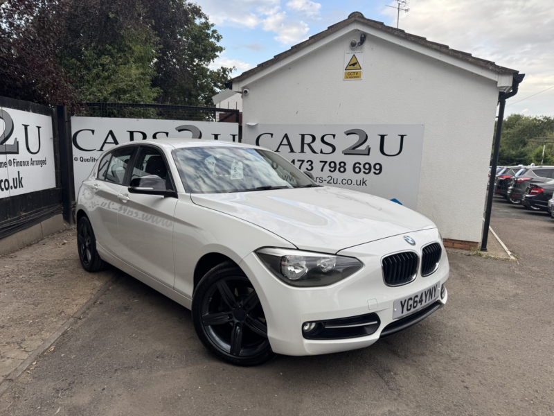 2014 BMW 1 Series 2.0 116d Sport 5-Door in White — image 1