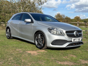 2017 Mercedes-Benz A Class 1.5 A180d Amg Line Euro 6 (s/s) 5dr in Silver — image 3