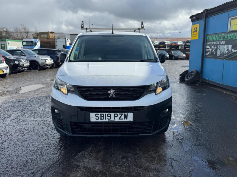 2019 Peugeot Partner 1.6 Bluehdi 650 Professional Standard Panel Van Swb Euro 6 5dr in White — image 1