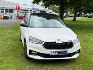 2022 Skoda Fabia 1.0 Tsi Colour Edition Hatchback 5dr Petrol Manual Euro 6 (s/s) (110 Ps) in White — image 2