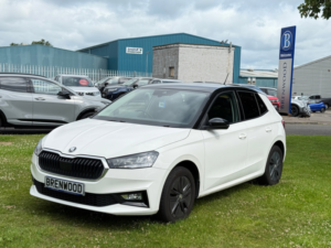 2022 Skoda Fabia 1.0 Tsi Colour Edition Hatchback 5dr Petrol Manual Euro 6 (s/s) (110 Ps) in White — image 4