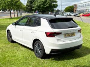 2022 Skoda Fabia 1.0 Tsi Colour Edition Hatchback 5dr Petrol Manual Euro 6 (s/s) (110 Ps) in White — image 5