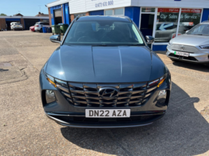 2022 Hyundai Tucson 1.6 T-Gdi Premium SUV 5dr Petrol Manual Euro 6 (s/s) (150 Ps) in Blue — image 2