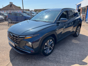 2022 Hyundai Tucson 1.6 T-Gdi Premium SUV 5dr Petrol Manual Euro 6 (s/s) (150 Ps) in Blue — image 3