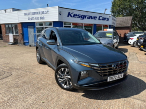 2022 Hyundai Tucson 1.6 T-Gdi Premium SUV 5dr Petrol Manual Euro 6 (s/s) (150 Ps) in Blue — image 5