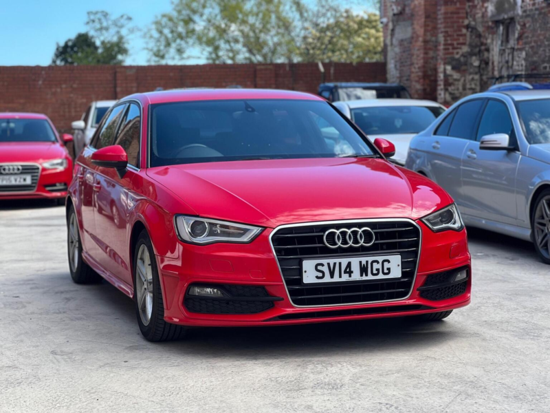 2014 Audi A3 1.4 Tfsi S Line Sportback Euro 5 (s/s) 5dr in Red — image 1