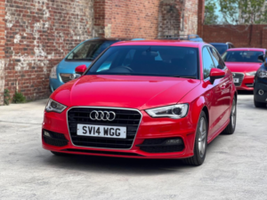 2014 Audi A3 1.4 Tfsi S Line Sportback Euro 5 (s/s) 5dr in Red — image 3