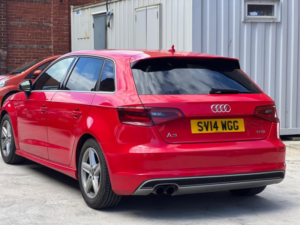 2014 Audi A3 1.4 Tfsi S Line Sportback Euro 5 (s/s) 5dr in Red — image 4