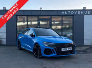 2022 Audi Rs3 2.5 Tfsi Vorsprung Saloon 4dr Petrol S Tronic Quattro Euro 6 (s/s) (400 Ps) in Blue — image 2