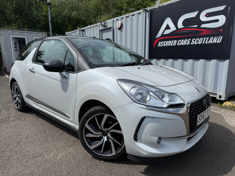 2017 Ds Automobiles Ds 3 1.2 Puretech Connected Chic Hatchback 3dr Petrol Manual Euro 6 (s/s) (110 Ps) in White — image 1