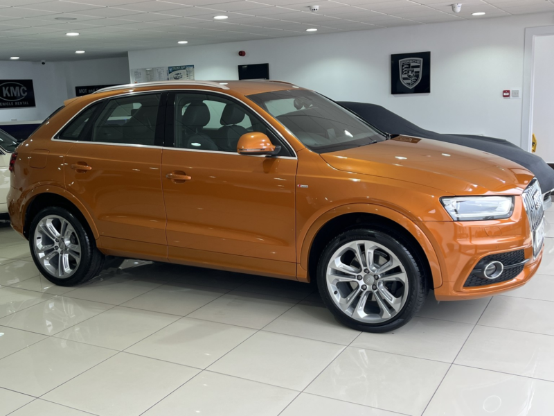 2014 Audi Q3 2.0 Tdi 177 Bhp Quattro S Line S Tronic Automatic in Orange — image 1