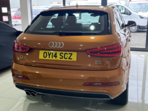 2014 Audi Q3 2.0 Tdi 177 Bhp Quattro S Line S Tronic Automatic in Orange — image 4