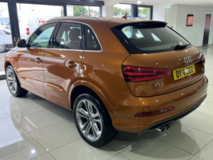 2014 Audi Q3 2.0 Tdi 177 Bhp Quattro S Line S Tronic Automatic in Orange — image 5