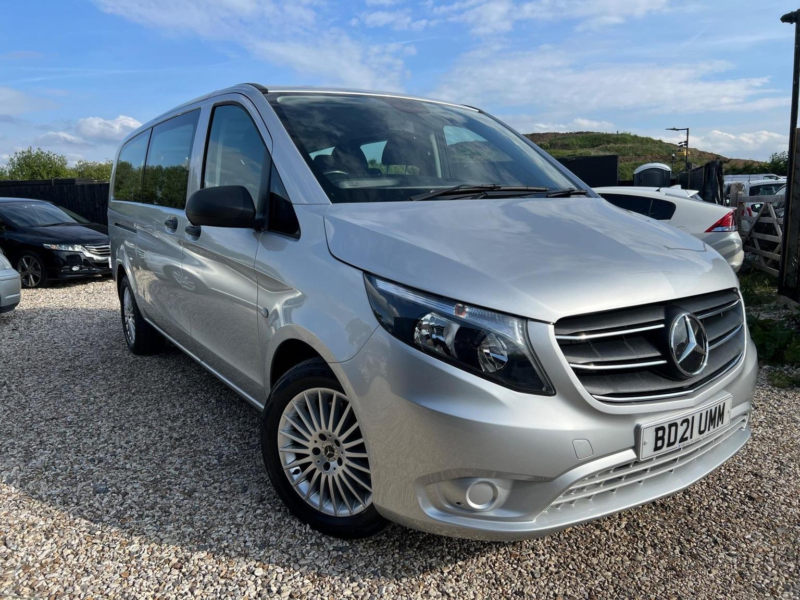 2021 Mercedes-Benz Vito 2.0 119 Cdi Select Tourer G-Tronic Rwd L3 Euro 6 (s/s) 5dr in Silver — image 1