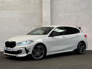 2021 BMW 1 Series 2.0 118d M Sport (lcp) Auto Euro 6 (s/s) 5dr in White — image 3