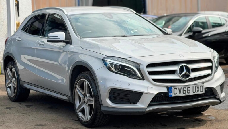 2016 Mercedes-Benz Gla 1.6 Gla200 Amg Line (premium) 7g-Dct Euro 6 (s/s) 5dr in Silver — image 1