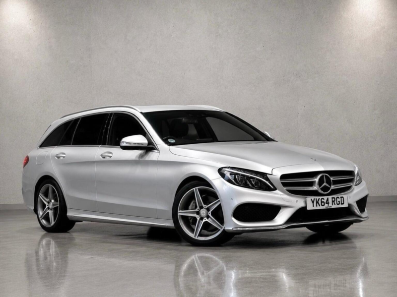 2014 Mercedes-Benz C Class 2.0 C200 Amg Line (premium) 7g-Tronic+ Euro 6 (s/s) 5dr in Silver — image 1
