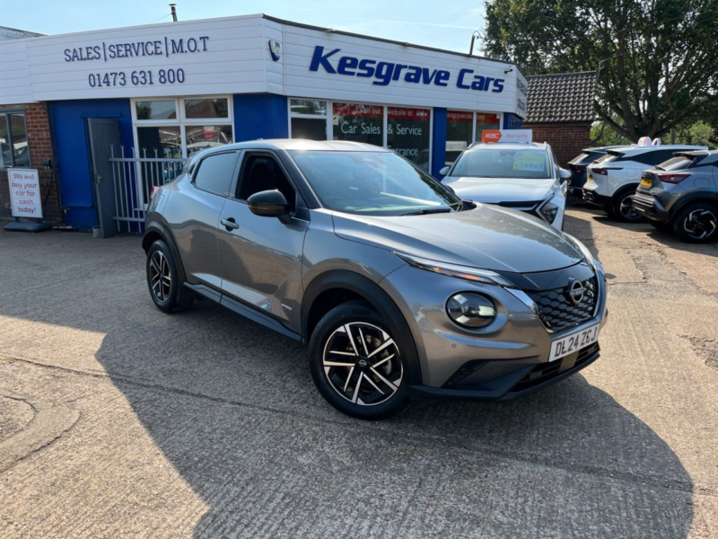 2024 Nissan Juke 1.6 N-Connecta SUV 5dr Petrol Hybrid Auto Euro 6 (143 Ps) in Grey — image 1