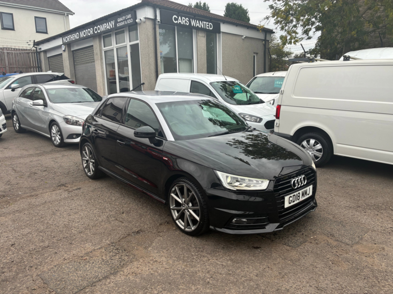 2018 Audi A1 1.4 Tfsi Black Edition Sportback 5dr Petrol S Tronic Euro 6 (s/s) (nav) (125 Ps) in Black — image 1