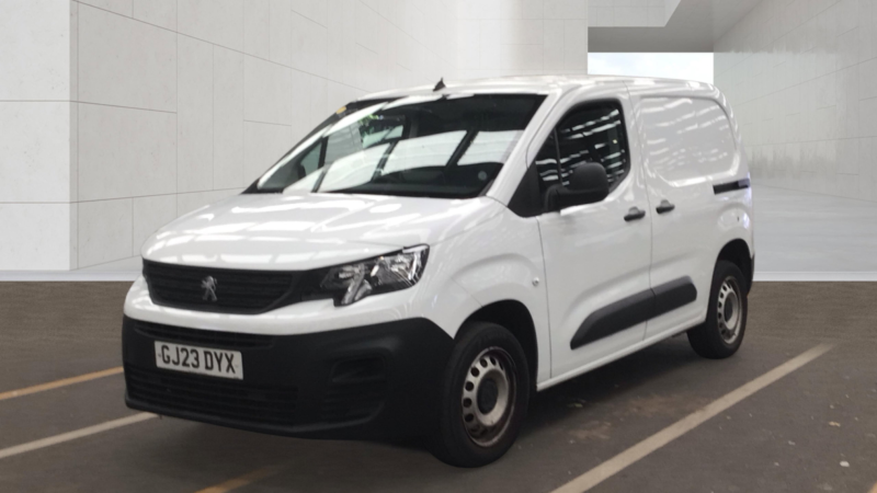 2023 Peugeot Partner 1.5 Bluehdi 1000 Professional Premium + Standard Panel Van 5dr Diesel Manual Swb Euro 6 100 Bhp in White — image 1