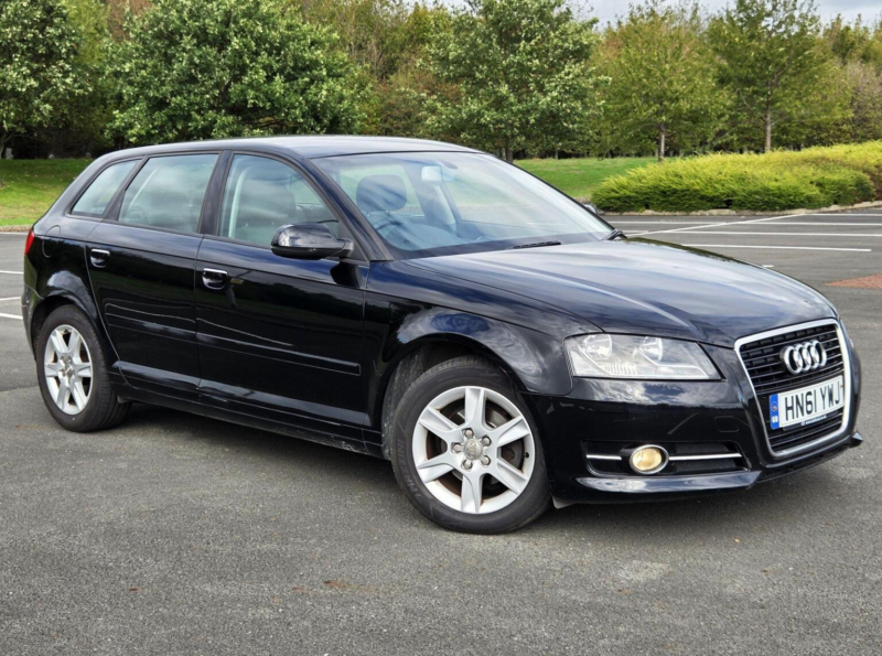 2012 Audi A3 1.6 Tdi Se Sportback Euro 5 (s/s) 5dr in Black — image 1