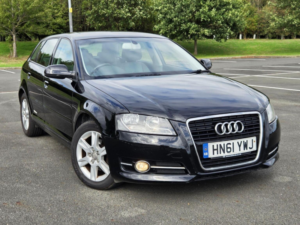 2012 Audi A3 1.6 Tdi Se Sportback Euro 5 (s/s) 5dr in Black — image 3