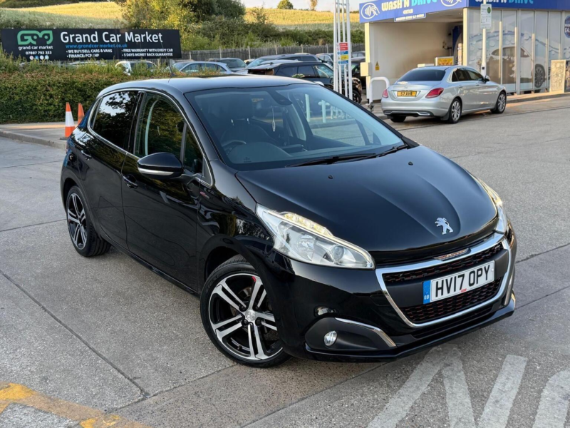 2017 Peugeot 208 1.2 Puretech Gt Line Euro 6 (s/s) 5dr in Black — image 1