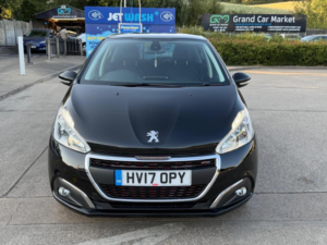 2017 Peugeot 208 1.2 Puretech Gt Line Euro 6 (s/s) 5dr in Black — image 3