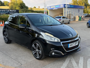 2017 Peugeot 208 1.2 Puretech Gt Line Euro 6 (s/s) 5dr in Black — image 6