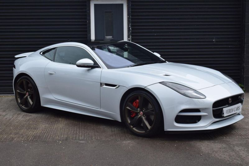 2018 Jaguar F-Type 5.0 V8 R Auto AWD Euro 6 (s/s) 2dr in White — image 1