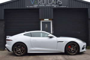 2018 Jaguar F-Type 5.0 V8 R Auto AWD Euro 6 (s/s) 2dr in White — image 4