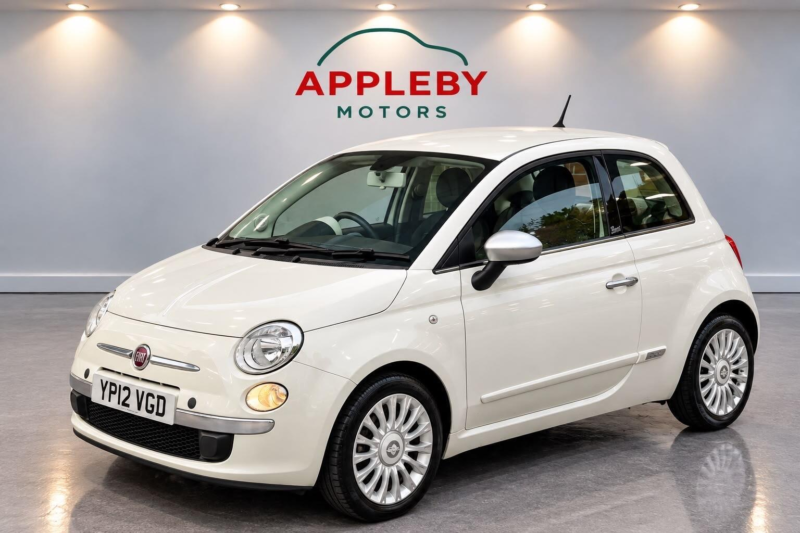 2012 Fiat 500 1.2 Bygucci Dualogic Euro 5 (s/s) 3dr in White — image 1