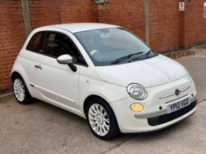 2012 Fiat 500 1.2 Bygucci Dualogic Euro 5 (s/s) 3dr in White — image 2