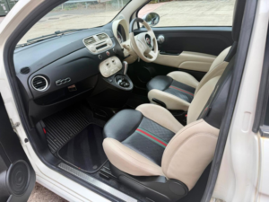 2012 Fiat 500 1.2 Bygucci Dualogic Euro 5 (s/s) 3dr in White — image 4