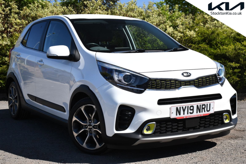 2019 Kia Picanto 1.25 X-Line Hatchback 5dr Petrol Manual Euro 6 (83 Bhp) in White — image 1
