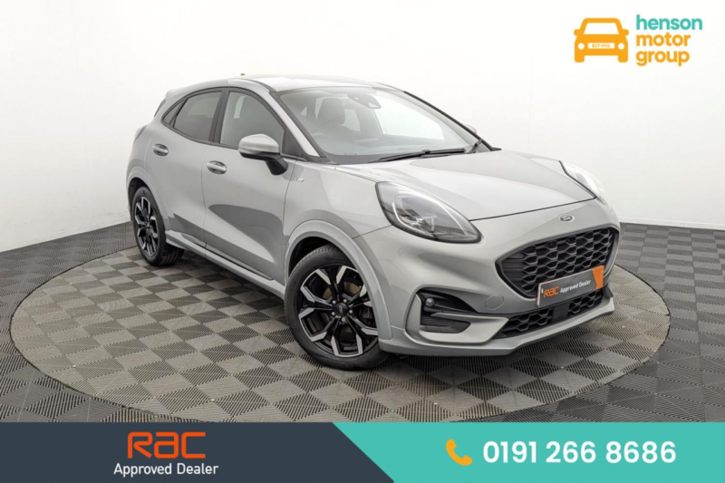 2023 Ford Puma 1.0t Ecoboost Mhev St-Line X SUV 5dr Petrol Hybrid Manual Euro 6 (s/s) (125 Ps) in Silver — image 1