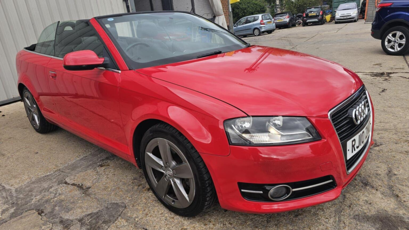 2010 Audi A3 Cabriolet 1.8 Tfsi Sport Euro 4 2dr in Red — image 1