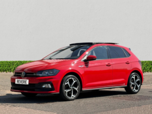 2021 Volkswagen Polo 1.0 Tsi R-Line Hatchback 5dr Petrol Manual Euro 6 (s/s) (110 Ps) in Red — image 3