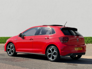 2021 Volkswagen Polo 1.0 Tsi R-Line Hatchback 5dr Petrol Manual Euro 6 (s/s) (110 Ps) in Red — image 5