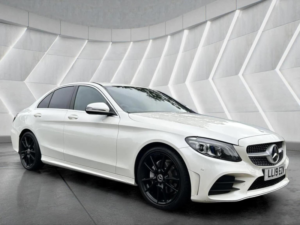 2019 Mercedes-Benz C Class 1.5 C200 Mhev Eq Boost Amg Line (premium) G-Tronic+ Euro 6 (s/s) 4dr in White — image 3