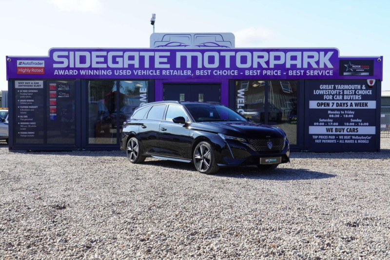 2023 Peugeot 308 Sw 1.2 Puretech Gt Eat Euro 6 (s/s) 5dr in Black — image 1