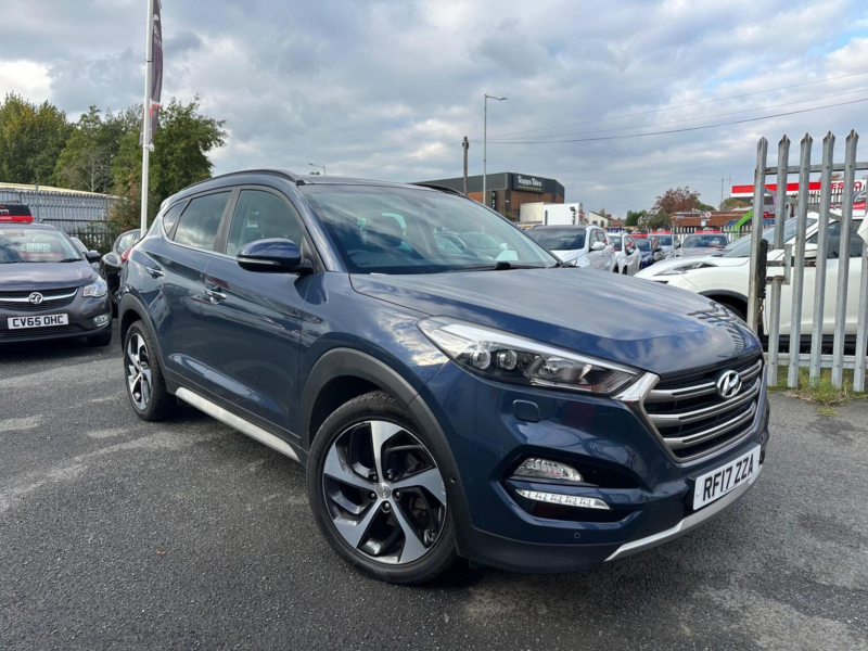 2017 Hyundai Tucson 2.0 Crdi Premium Se Auto 4WD Euro 6 5dr in Blue — image 1