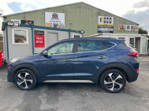2017 Hyundai Tucson 2.0 Crdi Premium Se Auto 4WD Euro 6 5dr in Blue — image 5