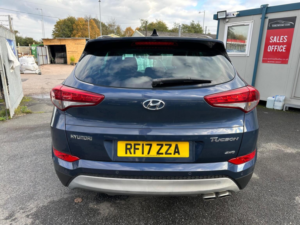 2017 Hyundai Tucson 2.0 Crdi Premium Se Auto 4WD Euro 6 5dr in Blue — image 6